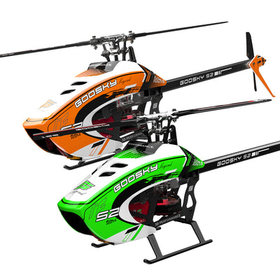LinkMejor S2 Ultra 3D Aerobatic Dual Brushless Direct Drive Motor RC Helicopter BNF with Rotorflight Flight Control System