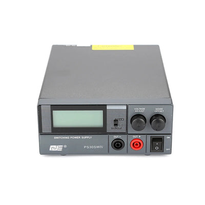 PS30SWIV Ham Radio Vehicle Base Station Seeking Precision Communication Power Supply 13.8V 30A Dual Voltage Output Digital Display LCD Screen Noise Filtering
