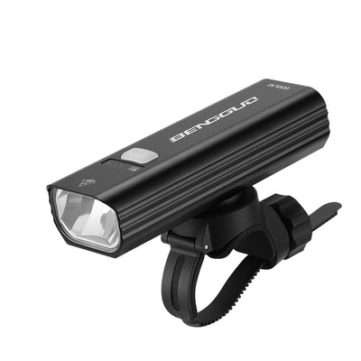 LinkMejor 400/600/800LM Smart Light Vibration Sensing Bicycle Headlight Aluminum Alloy Waterproof Type-C Charging Bike Front Light for Outdoor MTB Cycling