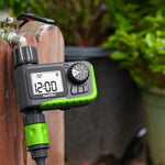 Rainpoint ITV0105 Outdoor Smart Irrigation Automatic Programmable Watering Irrigation Timed Irrigation LCD Display with Rain Delay/Manual