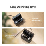 LinkMejor Mic Mini 2S Wireless Lavalier Microphone 32Bit Float Internal Recording 400M Range AI Noise Cancellation Bluetooth Connectivity 40H Battery for Vlogging Podcasting Filmmaking Content Creation