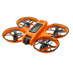 LinkMejor S156 WiFi FPV with 4.9inch LCD Screen Controller HD Dual Camera Electrically Adjustable Optical Flow Hover Automatic Obstacle Avoidance Circle Protection LED Light Brushless 2.4G 4CH 6-Axis Remote Control Toys RC Drone Quadcopter RTF