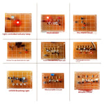 DC 3V-15V DIY Electronic Module Circuit Board Kit Training Kit for Soldering Component Suite