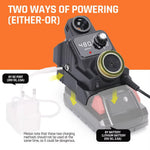 937D-I Cordless Soldering Station with Adjustable Temperature 20V DC 40W LED Display for Precision Welding Fit For DEWALT/MAKIT Battery 18/20V