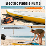 20PSI Electric SUP Air Pump 120W High Pressure Portable Air Inflator Deflator Quick Inflation with Auto-Off 12V DC for Stand Up Paddle Boards Boats Car Tires