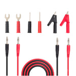 8 In 1 1M  Combined Multimeter Test Line Banana Plug U-shaped Fork Crocodile Clip 2.0 Pin Test Cable