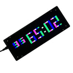 DIY LED Music Spectrum Display Kit 16x32 Rhythm Lights Clock Temperature 8 Kinds Spectrum Mode SMD Soldering Project