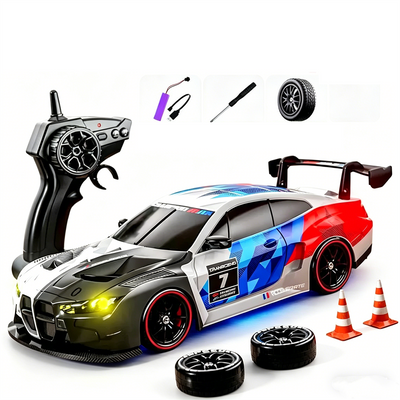 LinkMejor 8803 RTR 1/24 2.4G 4WD Drift RC Car High Speed Remote Control Racing LED Light On-Road Vehicles Models Toys