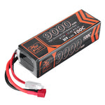 LinkMejor 11.4V 9000mAh 100C 3S LiPo Battery T Deans Plug for RC Car