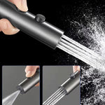 Stainless Steel Toilet Spray Gun Set with Adjustable Modes Spring-Loaded Hose and 360° Support Bathroom Bidet Sprayer for Hygiene Cleaning for Shower Diapers