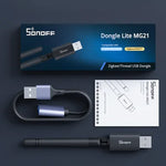 LinkMejor Dongle-LMG21 Zigbe Thread USB Dongle EFR32MG21 Compact Size Zigbe Coordinator for Home Assistant Zigbee2MQTT Matter Open Source