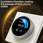 MOES Tuya WiFi Smart Knob Central Control Screen Touch Rotate 3 Relays 4 Buttons Programmable Scene Switch