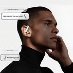 Burmester R6 AI Smart Headset Wireless bluetooth 6.0 Earphone 12mm Composite Diaphragm Flexible Design Lightweight Open-ear Earhooks Sports Headphones