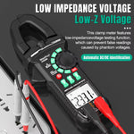 LinkMejor FY0306 Digital Clamp Meter True RMS Multimeter 5999 Counts AC DC Current Voltage Capacitance Diode Test Temperature Measurement Portable Professional Tool