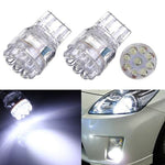 2PCS T20 LED Car Bulbs 9LED Signal Tail Reverse Brake Light Bulbs 36LM Turn Signal Tail Light 12V Reverse Light Brake Light Bulbs