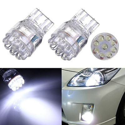 2PCS T20 LED Car Bulbs 9LED Signal Tail Reverse Brake Light Bulbs 36LM Turn Signal Tail Light 12V Reverse Light Brake Light Bulbs