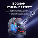 4G Pocket Security Vlog Camera 2MP HD 2.5K Ultra-Clear 135° Wide Angle AI Motion Night Vision Two-Way Audio Instant Alert Waterproof 1500mAh Long Battery Wireless Action Sport Camera for Outdoor