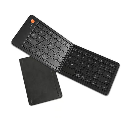 B023 Mini bluetooth Folding Keyboard for IOS/Android/Windows Tablet Mobile Phone Type-C Rechargeable Keyboard Computer Accessories