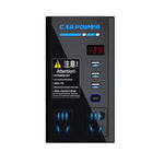 200W High Power Car Inverter Charger 12V To 110V 220V Multi-Function Converter Type-C Mobile Phone Fast Charging with Eight Output Port