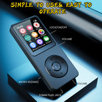 MP3-01C 1.8-inch Screen MP3 Player bluetooth 5.0 Lossless Hi-Fi Sound  FM Radio Voice Recorder Portable Music Player Ebook Video Sports Travel Gadget
