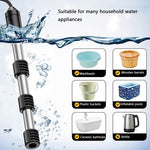 Tevorex Immersion Water Heater with Thermostat Temperature Control Portable Bathtub Bucket Submersible Heater Pool Heater for Inflatable Above Ground Swimming Pool-EU plug