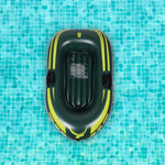 WaveRite 120*70 Thickened Single Inflatable Boat PVC Inflatable Swimming Pool Float ldeal for Water Pool Beach, and Party Use Pool Accessory