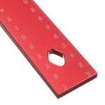 Drillpro 150/200mm Metric Precision Woodworking Square Aluminum Alloy Wide Seat Scribing Tool L 90° Right Angle Ruler