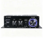 AK280BT Bluetooth HIFI Amplifier Single Channel Audio Power Amp 12-14V 80W 20-20KHz RCA Interface Aluminum Alloy