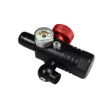 [US Direct] DEDEPU S5000A-A 1L Reusable Mini Scuba Tank Within Breathing Capacity for 15-20 Minutes Underwater Dive Portable Lungs Deepest 30 Feet Scuba Diving Gear for Outdoor Mini Diving Tanks Underwater Breathing Device