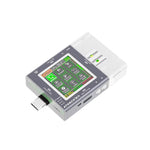 LinkMejor TU13 USB Tester Type-C PD3.0 Fast Charging Protocol Voltmeter 50V 12A Real-Time Power Monitor IPS Display Wide Compatibility