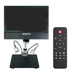 LinkMejor 10 Inch Digital Microscope  4X Zoom 1080P LCD Display Magnifier Soldering Microscope with LED