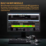 RS-998 HF Shortwave Transceiver 100W Full Frequency Spectrum Display Built-in Antenna Tuner Wide Frequency Range 0-750MHz Multi-Mode Operation