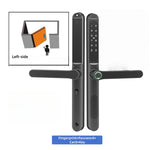 LinkMejor Smart Fingerprint Door Lock 5-in-1 Unlock IP66 Waterproof App Voice Remote Multifunctional Door Lock for Home Security