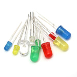 LinkMejor® 375pcs 3MM 5MM LED Light Emitting Diode Beads Resistance Lights Kits Bulb Lamp