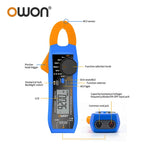 LinkMejor CM2100 CM2100B Digital Clamp Meter 20000 Counts True RMS Bluetooth NCV Auto Ranging AC/DC Current Voltage Tester