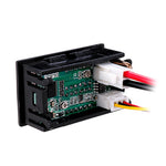 Geekcreit® DC 100V 10A 0.28 Inch Mini Digital Voltmeter Ammeter 4 Bit 5 Wires Voltage Current Meter with LED Dual Display