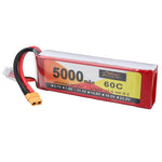 LinkMejor 11.1V 5000mAh 60C 3S LiPo Battery XT60 Plug for RC Drone