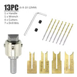 Drill Milling Cutter Set Kit Drill Wood 13/16/24pcs Electric Beads Tools Maker Bit Carbide Woodworking 6-25mm