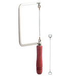 LinkMejor 128mm Japanese Fret Saw Throat Depth Hand Coping Saw For Woodworking Manual Jigsaw For Fine Curve Cutting