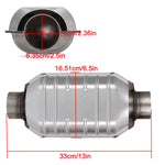 Caberre 2.5" Performance Universal Catalytic Converter Heat Shield Stainless Steel