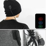 LinkMejor Heating Hat 3 Modes Intelligent Warm windproof Fashion Outdoor Skiing Autumn Winter Sports Cap