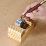 Woodworking Stone Knife Carbide Engraving Chisel Set with Split Stamp Knife with a Portable Bag for Seal Engraving Stone Letters