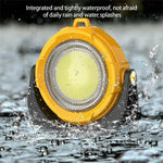 IPRee Portable LED Light USB Rechargeable Work Magnetic Light Solar Camping Light 3 Light Modes 4 Adjustable RGB Modes ABS Texture Suitable for Workshop Outdoor,Cars Repairing and Camping