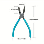 Heavy Duty Iron Diagonal Pliers Multifunctional Wire Stripping Tool Car Clip Rivet Tightening Electrical Work Ergonomic Handles Precision Cutting Spring Assisted Mechanism