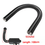 75mm/90mm 1m Heater Duct Hose Hot Cold Air Heater Ducting Aluminum Foil For Webasto Eberspacher Air Diesel Parking Heater