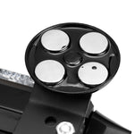 12V 24" 46LED Car Roof Double Side Emergency Strobe Flash Light Lamp Bar Amber For Car Truck Boat