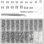 1200PCS Stainless Steel Silver  4-in-1 Multifunctional Screwdriver Tool Set Help You with All Your Micro-Repairs