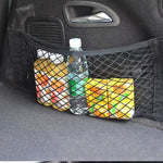 Car Trunk Organizer Mesh Net Double Mesh Trunk Storage Mesh Bag Fire Extinguisher Fixed Mesh Finishing Storage Elastic Strap