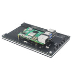 7 Inch HDMIs Display Monitor 1024x600 IPS Capacitive Touch Screen for Raspberry Pi 5 4B USB Type-C GT911