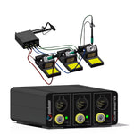 LinkMejor SW03 Soldering Station 3-Channel Switcher Multi-Channel Expansion 3 Working Station For TA305 TC22 JBC